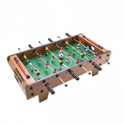 Wood Tabletop Foosball Game with Metal Rods