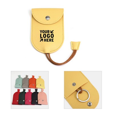 Pull Out Key Case with Button Lid