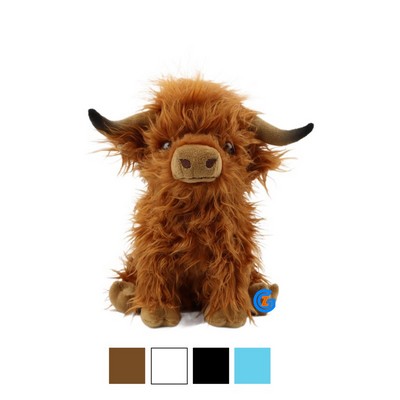 Highland Cow Brown Stuffed Animal Toy