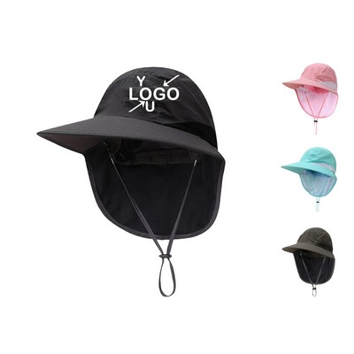 Neck Flap Fishing Hat