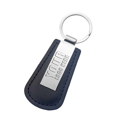 PU Leather Metal Key Tag