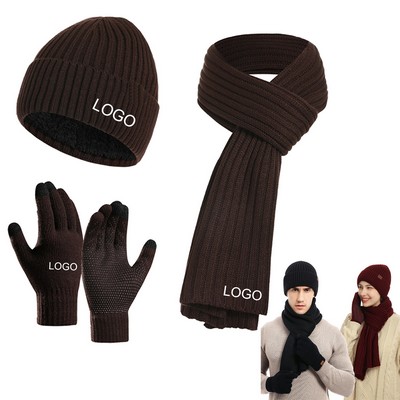 Knit Winter 3 Piece Set