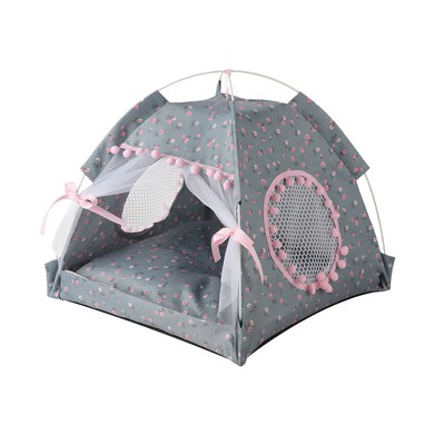 Collapsible Ventilated Canopy Retreat for Animals