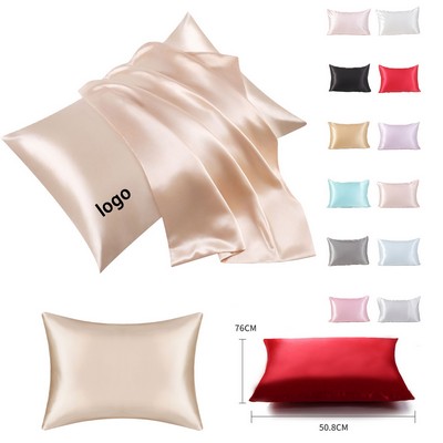 Smooth Touch Polyester Pillow Protector with Hidden Flap