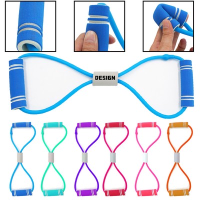 8-Word Pull Rope Elastic Chest Bodybuilding Expander