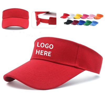 Genuine Cotton Sun-Shielding Visor Cap