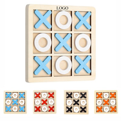 Wooden Tic Tac Toe Game