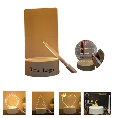 Message Board Night Light