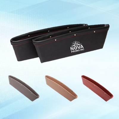 Leather Car Seat Crevice Storage Box for Stylish and Practical Storage in Your Car's Seat Gaps