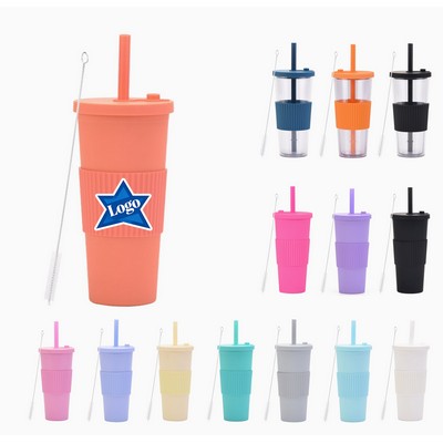 23oz Double-Wall Straw Cup