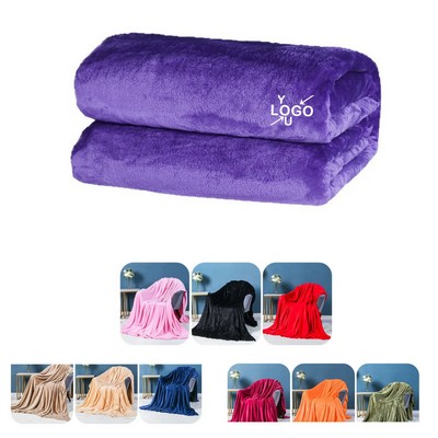 Cozy Coral Fleece Blanket