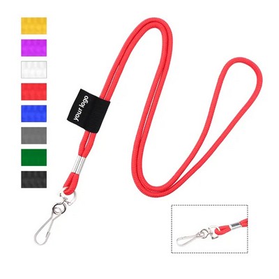Colorful Nylon Rope Lanyard With Swivel J Hook