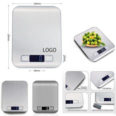 Waterproof & Moisture-Resistant Stainless Steel Electronic Scale