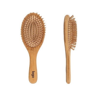 Custom Air Cushion Bamboo Hair Brush Massage Comb