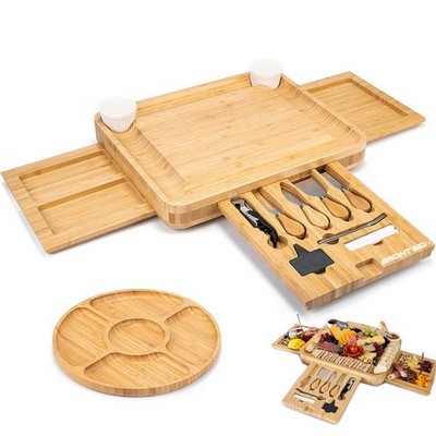 Elegant Bamboo Entertaining Board Set