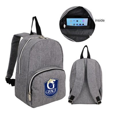 600D Heathered Polycanvas Mini Tablet Backpack