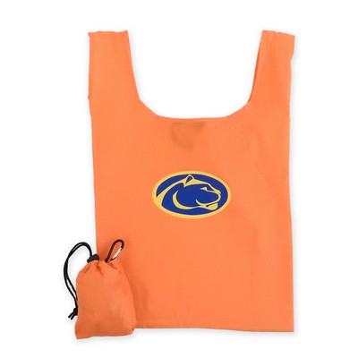 ITB1314 "Ripstop" Foldable Shopping Tote with Drawstring Pouch