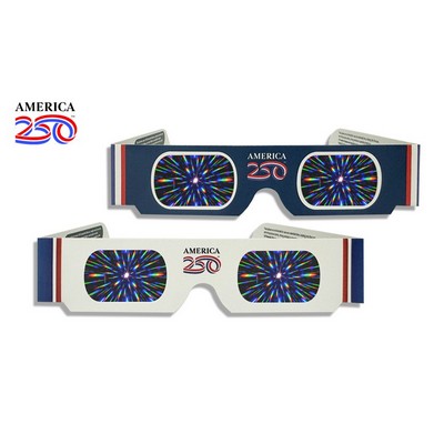 AMERICA 250™ 3D Fireworks Glasses, Custom