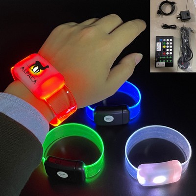 15-Color LED Light-Up Wristband–Remote Controlled