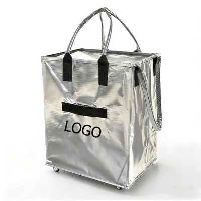 Reusable Grocery Bag On Wheels Shopping Trolley