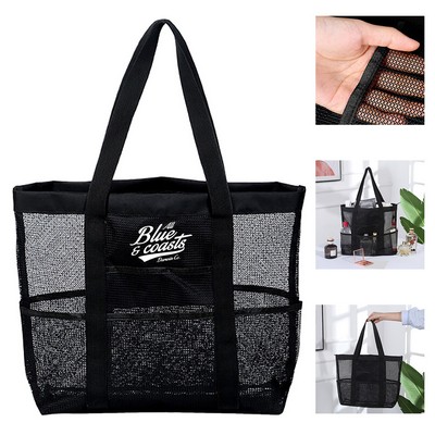 Large Capacity Mesh Beach Bag