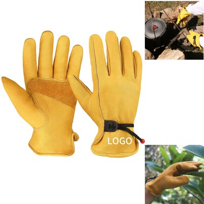 Premium Cowhide Short Gloves