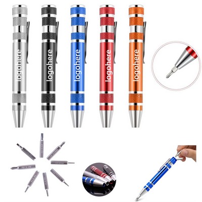 Screwdriver Multitool Handy Pen Tool 8" 1