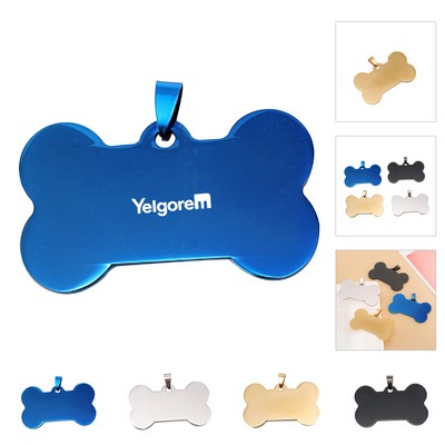 Bone Shape Pet Id Tags For Dogs And Cats