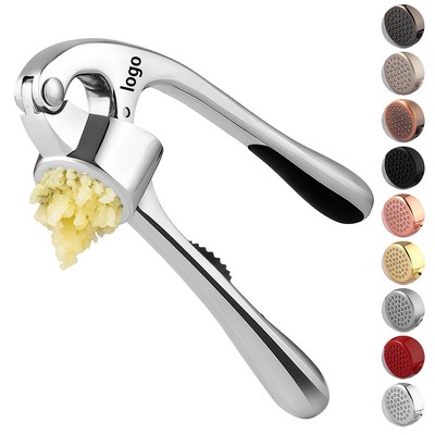 Premium Garlic Press Set (Food-Grade, Rust-Resistant, Easy Clean, Custom Logo)