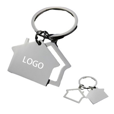 Creative House Shape Key Tag