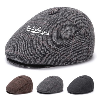 Men Winter Beret Cap