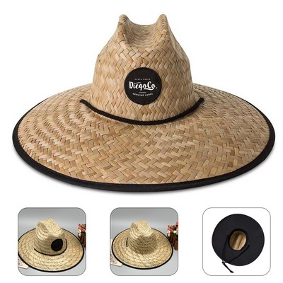 Straw Lifeguard Hat