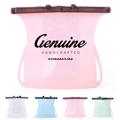 Reusable Ziplock Silicone Bag