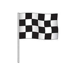 Supreme Cloth Checkered Antenna Flag