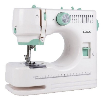 Multi-Functional Mini Electric Sewing Machine Portable Desktop Household Sewing Tool Dual Speed