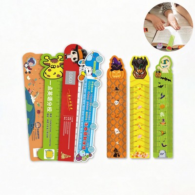 Custom Shaped Advertising Pvc Ruler and Bookmark