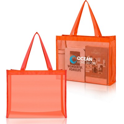Reusable Large Mesh Tote Bag