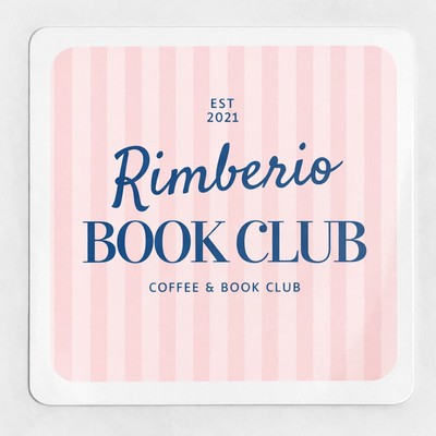 4" Square Custom Stickers – Rounded Corner UV Coated Logo Stickers for Packaging & Promotions