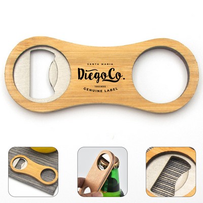 Bamboo Bottle Opener