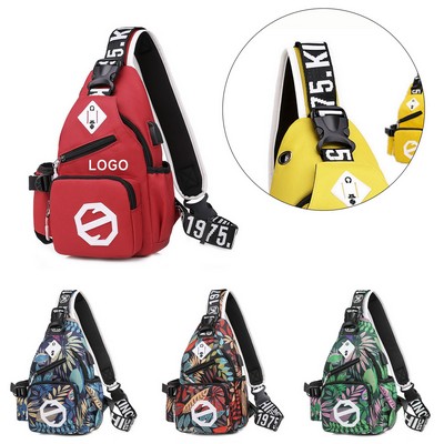 Men's Casual Canvas Crossbody Bag