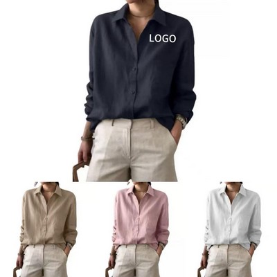 Solid Colored Retro Shirt