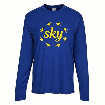 Custom Long Sleeve Crew For Men