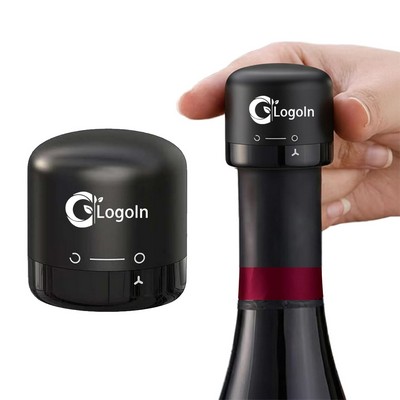 Silicone Sealed Wine Bottle Stopper, Twist-to-Seal Reusable Wine Sealer