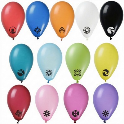 9" Latex Balloon with Logo