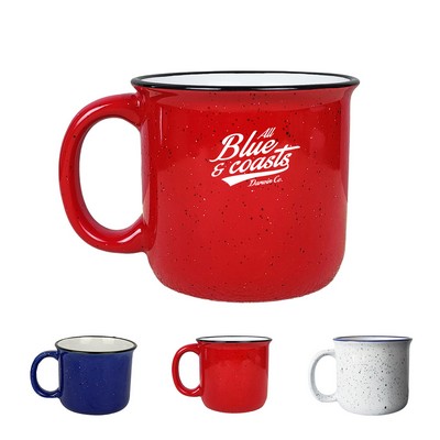 13Oz Ceramic Speckled Coffee Mug