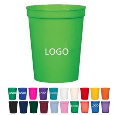 12 oz. Reusable Plastic Stadium Cup