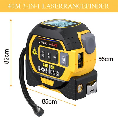 3-in-1 Infrared Laser Tape Measure