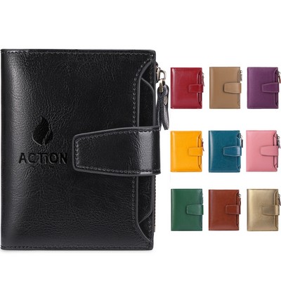 Women's Small Leather Wallet