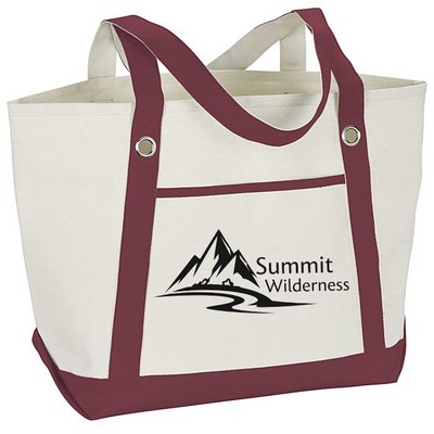 12 oz Canvas Sailing Tote-13"x20.5"x7"
