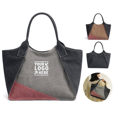 Canvas Shoulder Tote